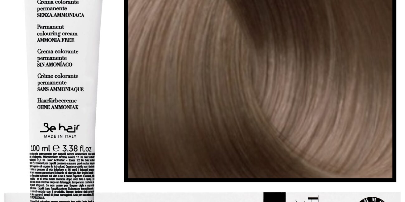 Be Hair Be Color 12 minute - farba do włosów bez amoniaku, 100ml 6,7 | Ciemny Blond Brązowy