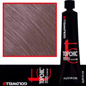 Goldwell Topchic - profesjonalna farba do włosów, 60ml 8CA@PB - Błyszczący chłodny brąz z połyskiem