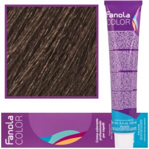 Fanola Crema Color farba - profesjonalny krem koloryzujący, 100 ml 7.1 | Popielaty Blond