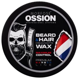Morfose Ossion PB Beard & Hair Cream Matte Wax - matowy wosk do włosów i brody 175ml