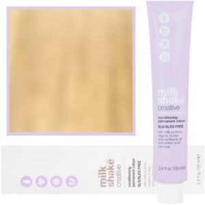 Milk Shake Creative - farba do włosów 100ml, pełna paleta kolorów 9 | 9N || Bardzo Jasny Blond