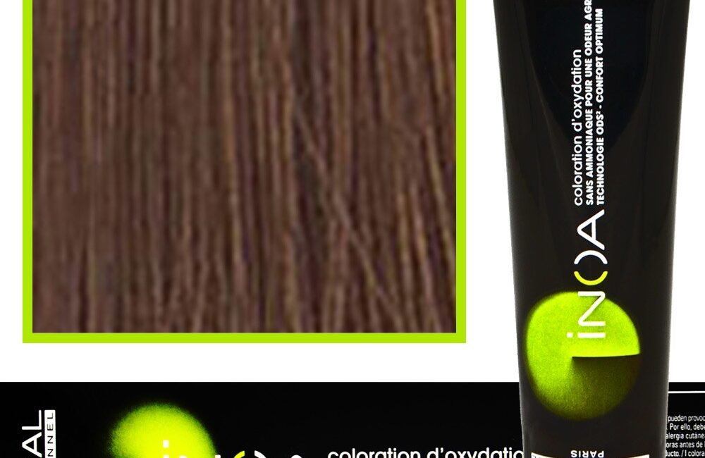 Loreal Inoa farba do włosów głęboki i trwały kolor dodatkowa ochrona włosa 60 ml 6.23 Ciemny Blond Opalizująco - Złocisty