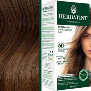 Herbatint trwała farba do włosów z ekstraktami ziołowymi 150ml 6D Ciemny Złoty Blond