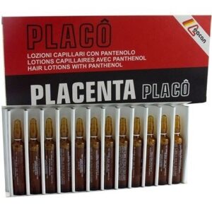 Placenta ampułki 12x10ml, Kuracja przeciw wypadaniu włosów