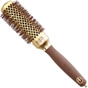Olivia Garden Expert Blowout Shine Gold & Brown - szczotka do stylizacji włosów 35 mm