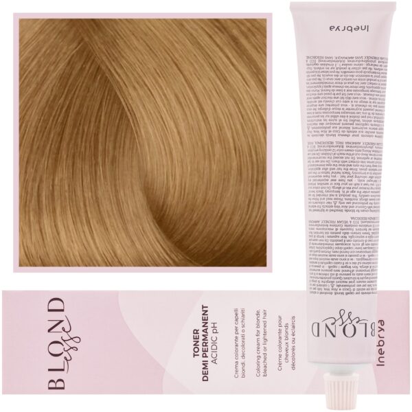 Inebrya Blondesse Toner - toner do włosów, neutralizujący żółte refleksy, 100ml DT05 | Złoty Miedziany Perłowy