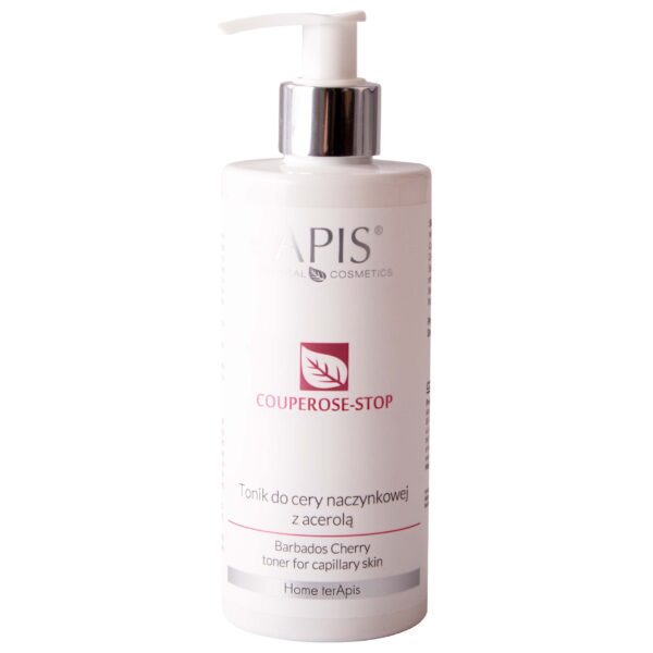 Apis Couperose-stop - tonik do cery naczynkowej z acerolą i witaminą C, 300 ml