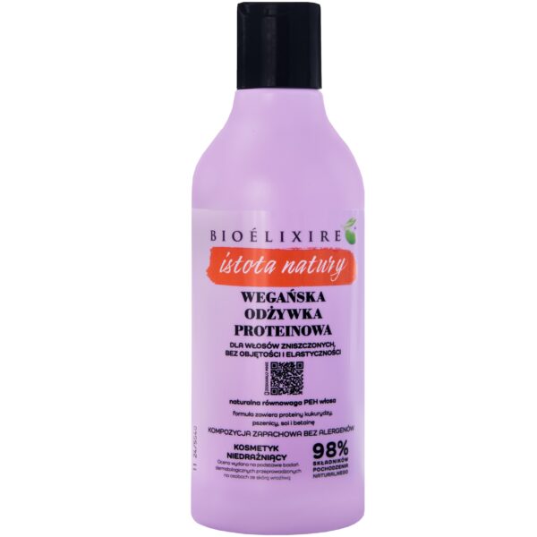 Bioelixire - wegańska odżywka z kompleksem naturalnych protein, 400ml