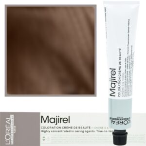 Loreal Majirel - profesjonalna farba do włosów, paleta kolorów, 50ml 6,13 Ciemny Blond Popielato Złocisty