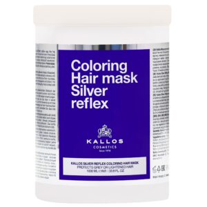 Kallos Silver Reflex Mask - fioletowa maska do blondu neutralizująca żółte odcienie, 1000ml