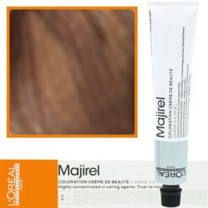 Loreal Majirel - profesjonalna farba do włosów, paleta kolorów, 50ml 6.3 Ciemny Blond Złocisty