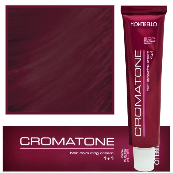 Montibello Cromatone farba profesjonalna trwała koloryzacja, 60ml 5,77 | Intensywny Czerwony Jasny Brąz