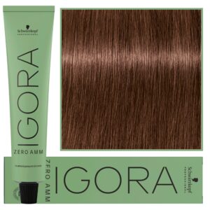 Schwarzkopf Professional Igora Zero Amm - profesjonalna farba do włosów bez amoniaku, 60ml 6-68  |  Ciemny Blond Czekoladowo Czerwony