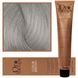 Fanola Oro Therapy - farba do włosów bez amoniaku, pełna paleta kolorów Silver | Srebrny