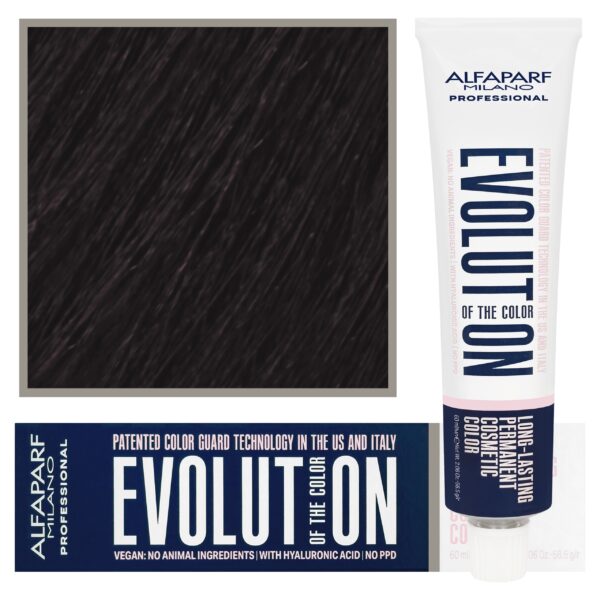 Alfaparf Evolution - wegańska farba do koloryzacji włosów, 60ml 4 NI | Intensywny Średni Brąz