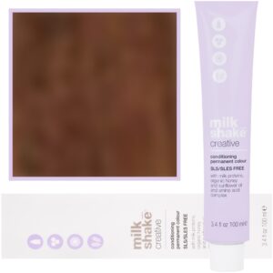 Milk Shake Creative - farba do włosów 100ml, pełna paleta kolorów 6,34 | 6GC || Ciemny Miedziany Złoty Blond