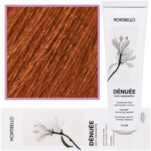 Montibello Denuee – naturalna wegańska farba do włosów bez amoniaku, 60 ml 9,43 | Złoty-Miedziany Bardzo Jasny Blond