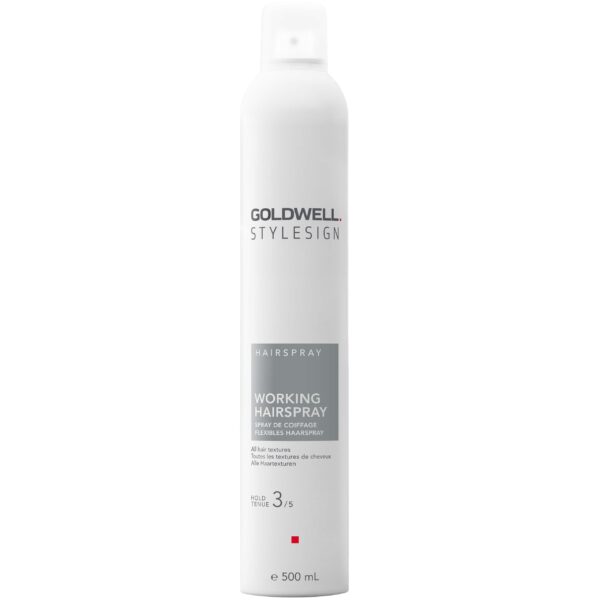 Goldwell Stylesign Working Hairspray - lakier do włosów, elastyczne utrwalenie, 500ml