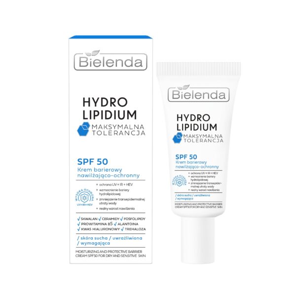 Bielenda Krem barierowy SPF50 nawilżająco-ochronny
