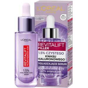 Loreal Revitalift Filler - przeciwzmarszczkowe serum do twarzy z kwasem hialuronowym, 30ml