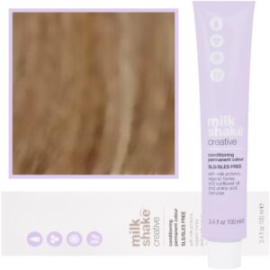 Milk Shake Creative - farba do włosów 100ml, pełna paleta kolorów 7,01 | 7NA || Naturalny Popielaty Średni Blond