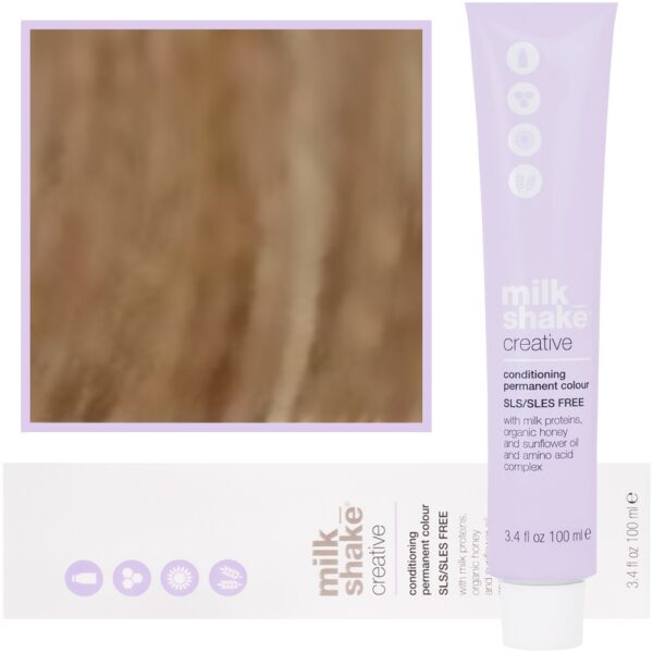 Milk Shake Creative - farba do włosów 100ml, pełna paleta kolorów 7,01 | 7NA || Naturalny Popielaty Średni Blond