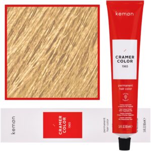 Kemon Cramer Color – kremowa farba do włosów z olejem kokosowym, 100ml 10,2 | Beżowy Platynowy
