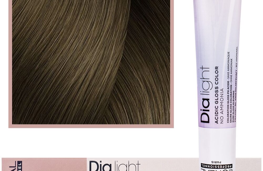 Loreal Dia Light - profesjonalna farba do włosów, 50ml 7.13 Blond Popielato-Złocisty