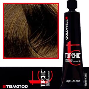 Goldwell Topchic - profesjonalna farba do włosów, 60ml 7-GB Średni Złoty Beż