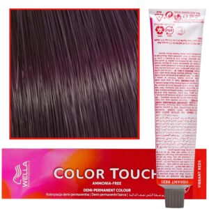 WELLA COLOR TOUCH profesjonalna farba do włosów 60 ml 4/6 Średni Brąz Fioletowy