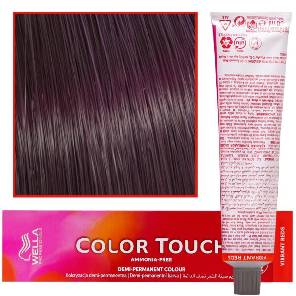WELLA COLOR TOUCH profesjonalna farba do włosów 60 ml 4/6 Średni Brąz Fioletowy