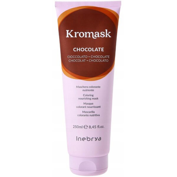 Inebrya Kromask - maska koloryzująca do włosów, różne kolory, 250ml Chocolate | Brązowy