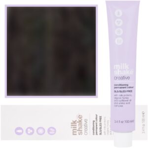 Milk Shake Creative - farba do włosów 100ml, pełna paleta kolorów 3 | 3N || Ciemny Brąz