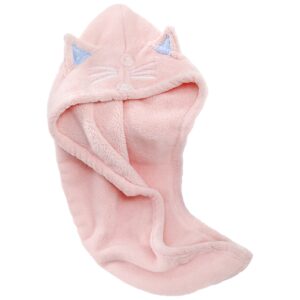 Deni Carte - uroczy turban do włosów kocie uszy, różowy