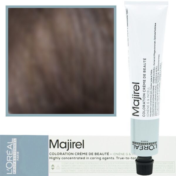 Loreal Majirel - profesjonalna farba do włosów, paleta kolorów, 50ml 7.11 Blond Popielaty Głęboki - Zimny Odcień