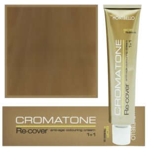 Montibello Cromatone Recover, farba do włosów siwych, 60ml 8,0 | Natural Light Blonde