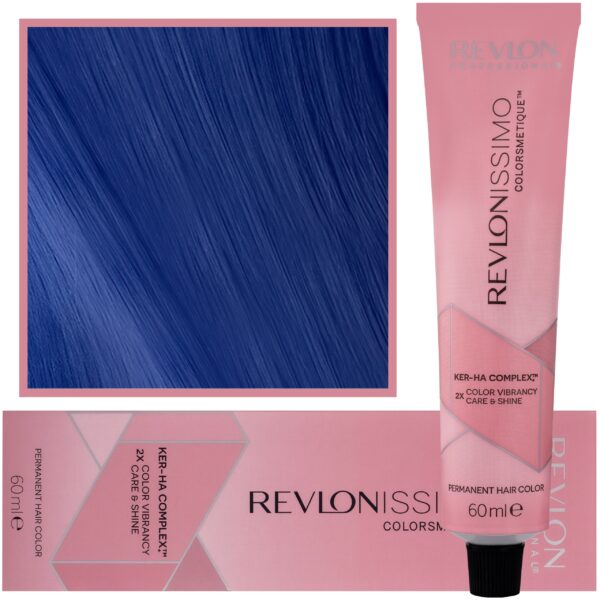 Revlon Revlonissimo Colorsmetique - kremowa farba do włosów, 60ml ,919 | Granatowy