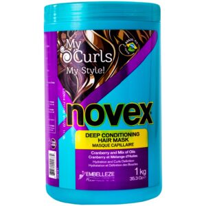 Novex My Curls My Style Mask - głęboko odżywcza maska do włosów kręconych i fal 1kg