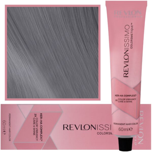 Revlon Revlonissimo Colorsmetique - kremowa farba do włosów, 60ml 011 | Szary