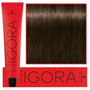 Schwarzkopf Professional Igora Royal - trwała farba do włosów o innowacyjnej formule, 60ml 5-0 | Jasny Brąz Naturalny