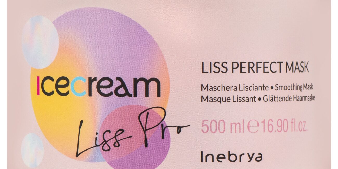 Inebrya Ice Cream Liss Pro Perfect - maska wygładzająca do włosów, 500ml