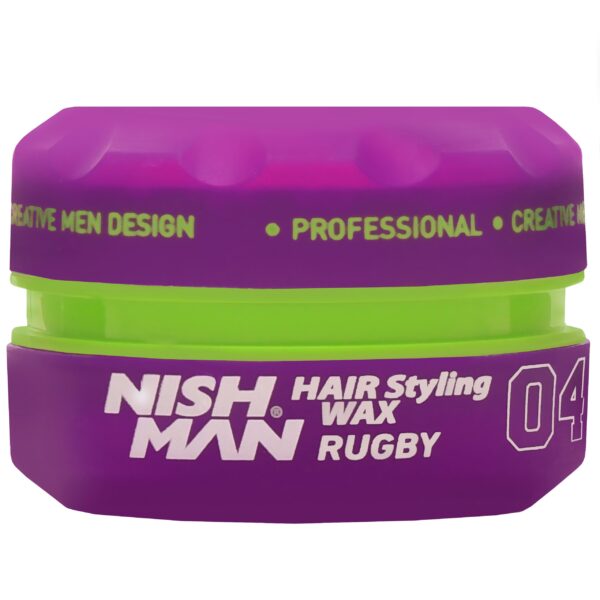 Nishman Hair Wax 04 Rugby - wodna pomada do stylizacji włosów, 150ml