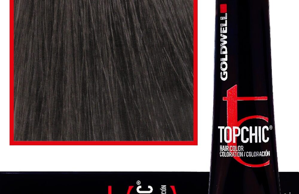 Goldwell Topchic - profesjonalna farba do włosów, 60ml 5-BM Wyrafinowany Matowy Średni Brąz