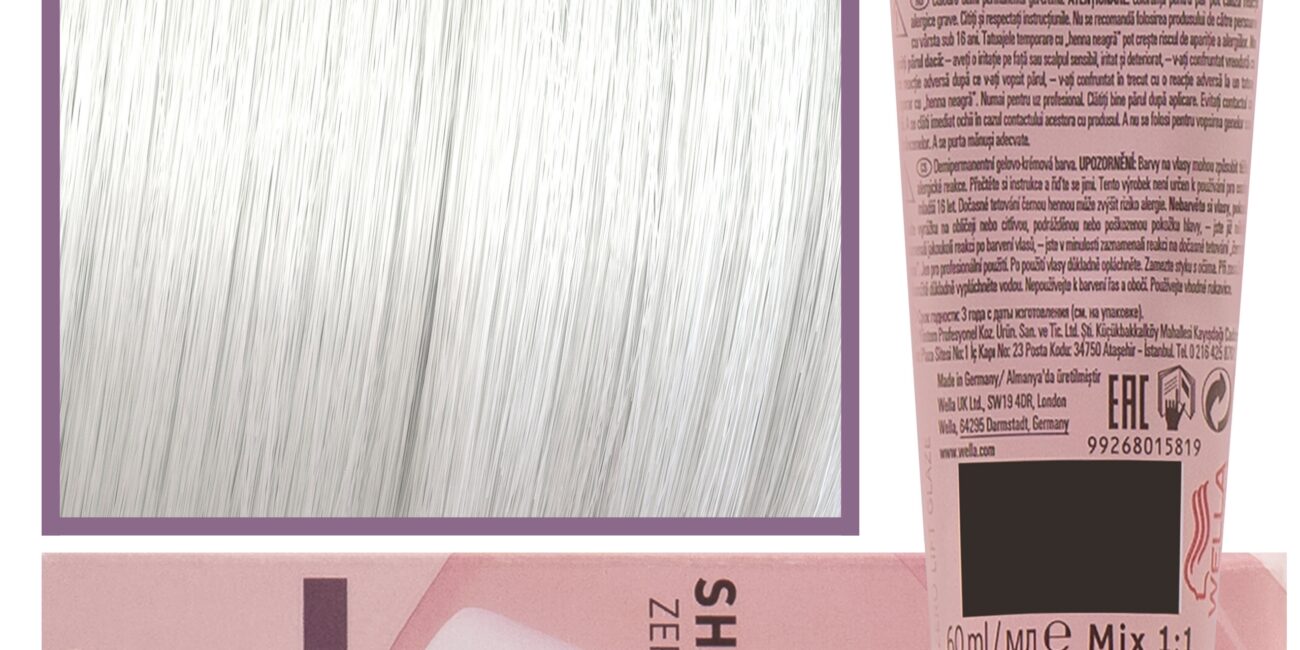 Wella Shinefinity Zero Lift Glaze - profesjonalna farba do włosów, 60ml 010/6 Clear | Lawendowy Błysk