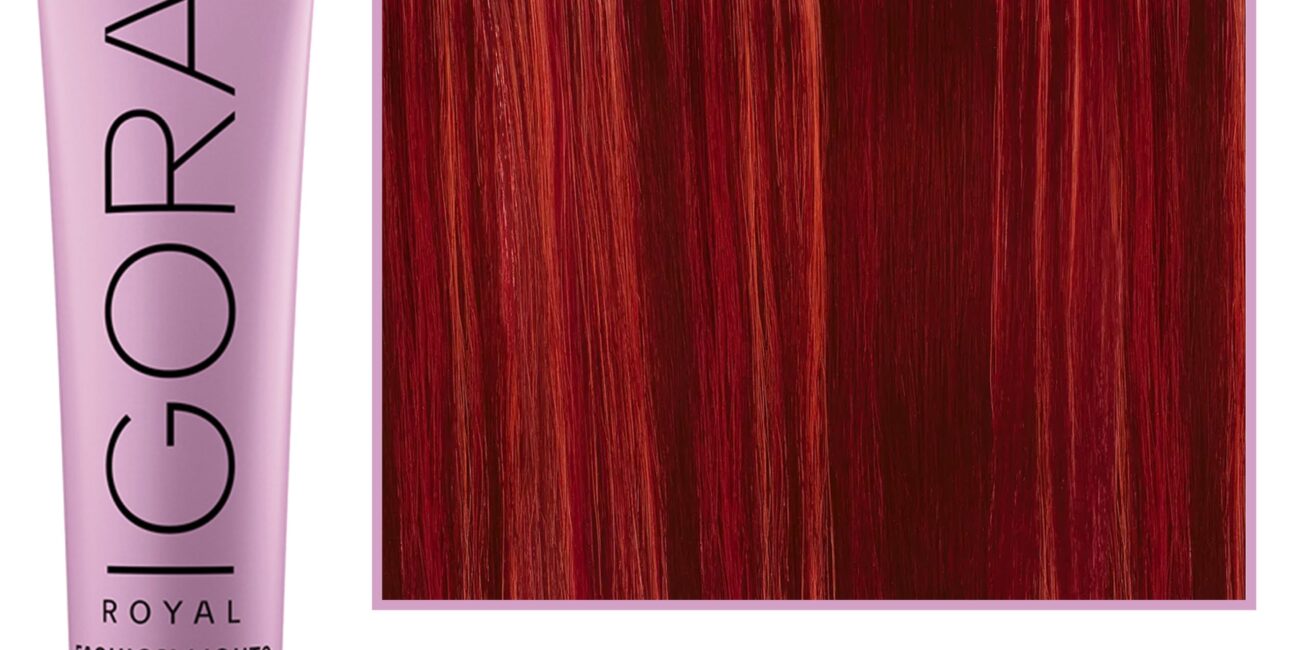 Schwarzkopf Professional Igora Royal Fashion Lights – nadająca blasku farba do włosów, 60ml L-88  |  Czerwony Ekstra