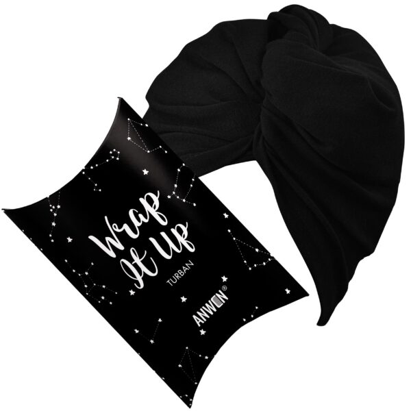 Anwen Turban Wrap it Up czarny