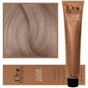 Fanola Oro Therapy - farba do włosów bez amoniaku, pełna paleta kolorów 9,13 | Bardzo Jasny Beżowy Blond