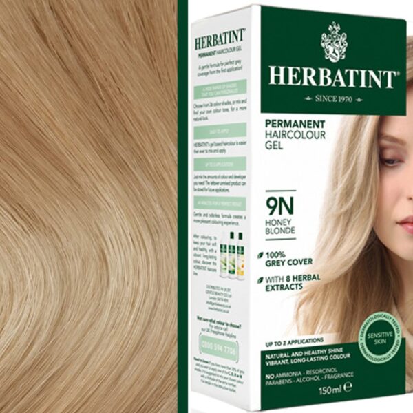 Herbatint trwała farba do włosów z ekstraktami ziołowymi 150ml 9N Miodowy Blond