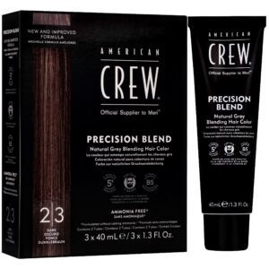 American Crew Precision Blend - odsiwiacz dla mężczyzn 3x40ml Dark - ciemny