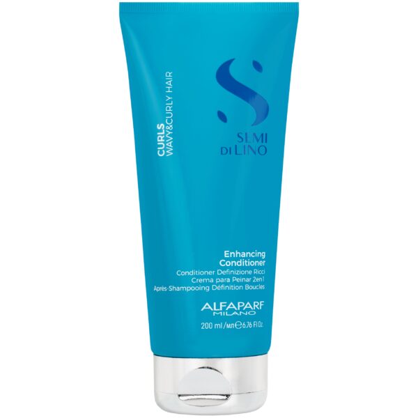 Alfaparf Semi Di Lino Curls Enhancing Conditioner - lekka odżywka do włosów kręconych, 200ml
